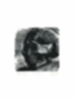 wood engraving print of a skull in black and white