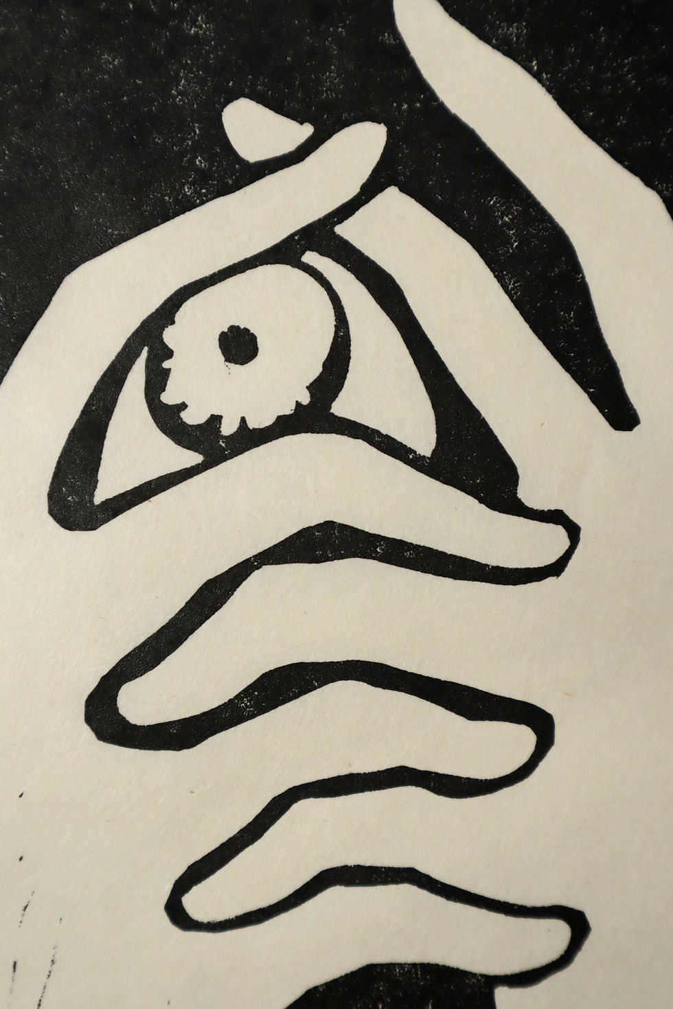 Thumbnail: To Not Know - Linocut