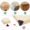 Corner Guards Corner Protectors for cornhole boards