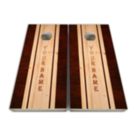 Your Family Name Monogram Cornhole Board Wrap - Personalize