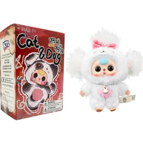 Baby Three Cat & Dog Plush Keychain Blind Box