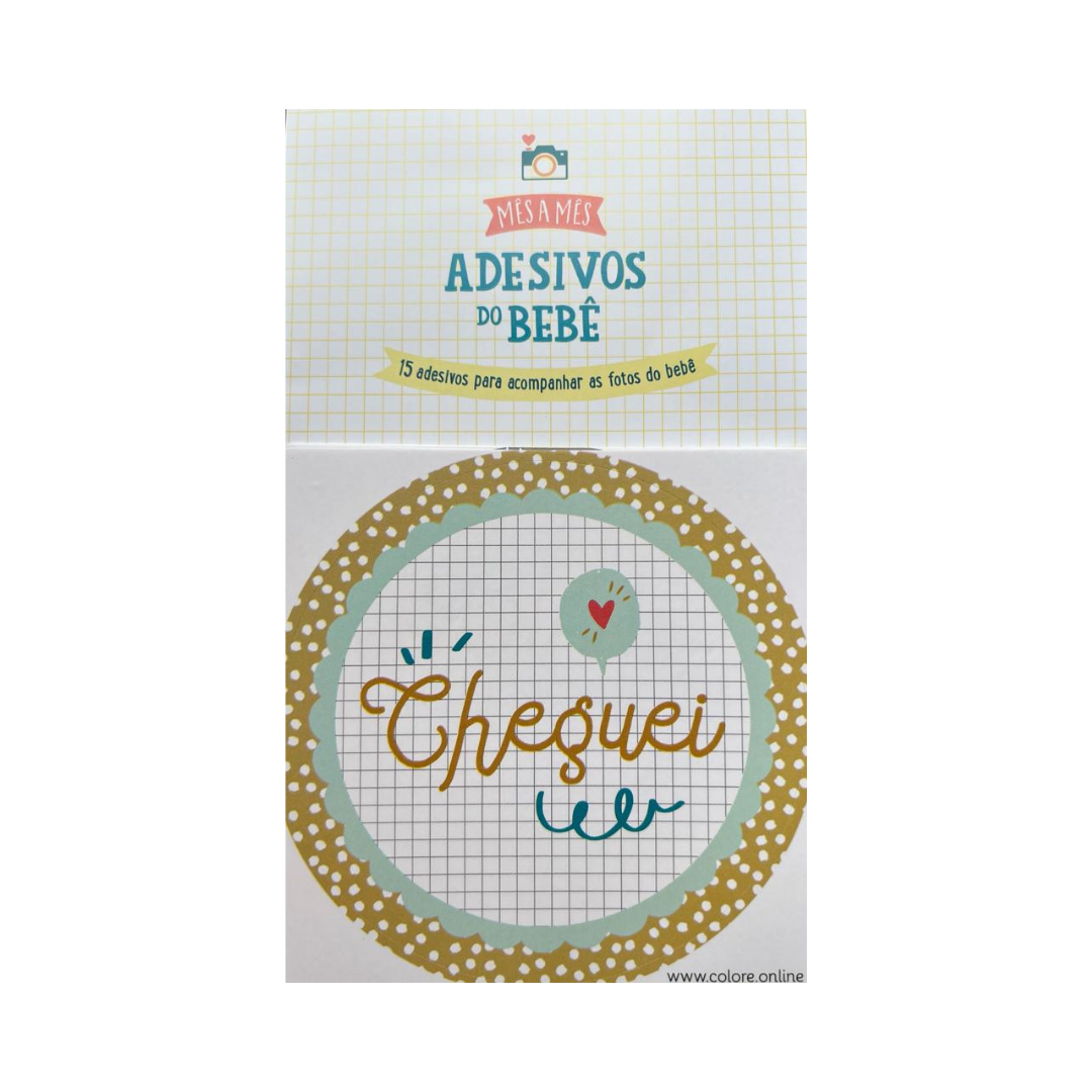 Adesivos Mesversário - Coloré - Pastel