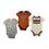 Miniatura: Kit com 3 bodies multicoloridos de manga curta Guess para bebê – Baby Gaia