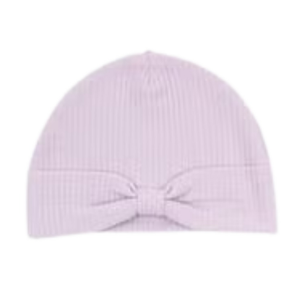 Touca lilás com detalhe de lacinho Carter’s para bebê – Baby Gaia