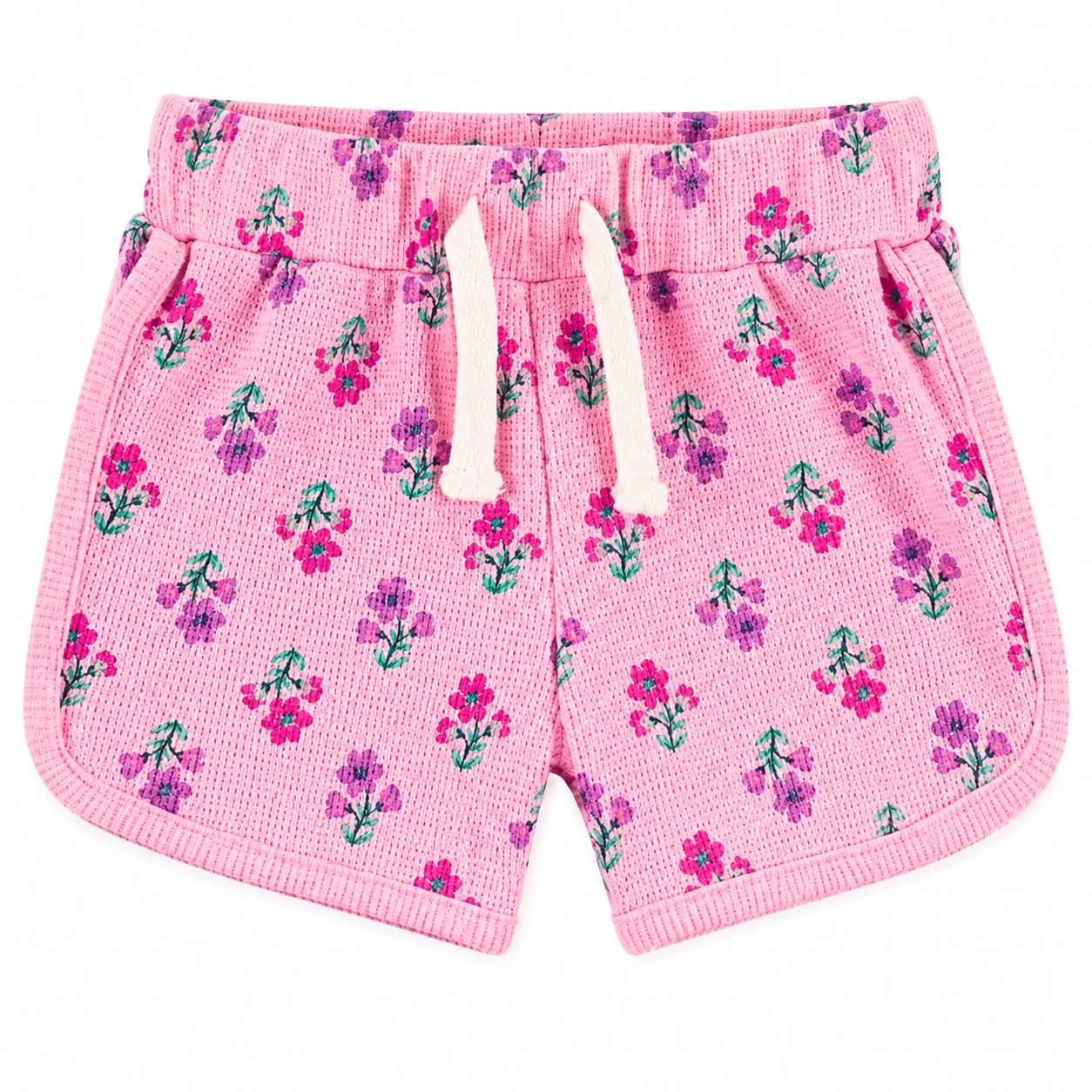 bermuda floral rosa para bebe carters