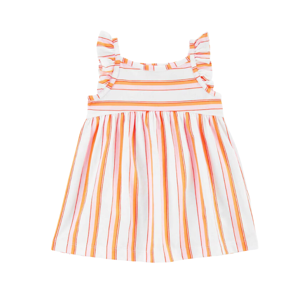 Vestido Carter’s evasê listrado com calcinha para bebê – Baby Gaia