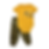 Conjunto Carter’s com body amarelo estampa de trator e calça camuflada, divertido e confortável para bebê – Baby Gaia