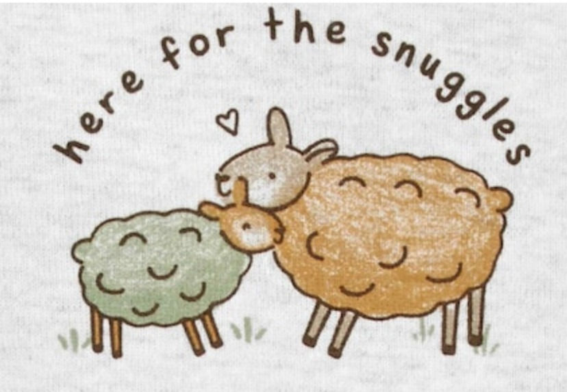 Miniatura: Conjunto Carter’s com dois bodies e calça estampa de ovelha. Suave e funcional – Baby Gaia