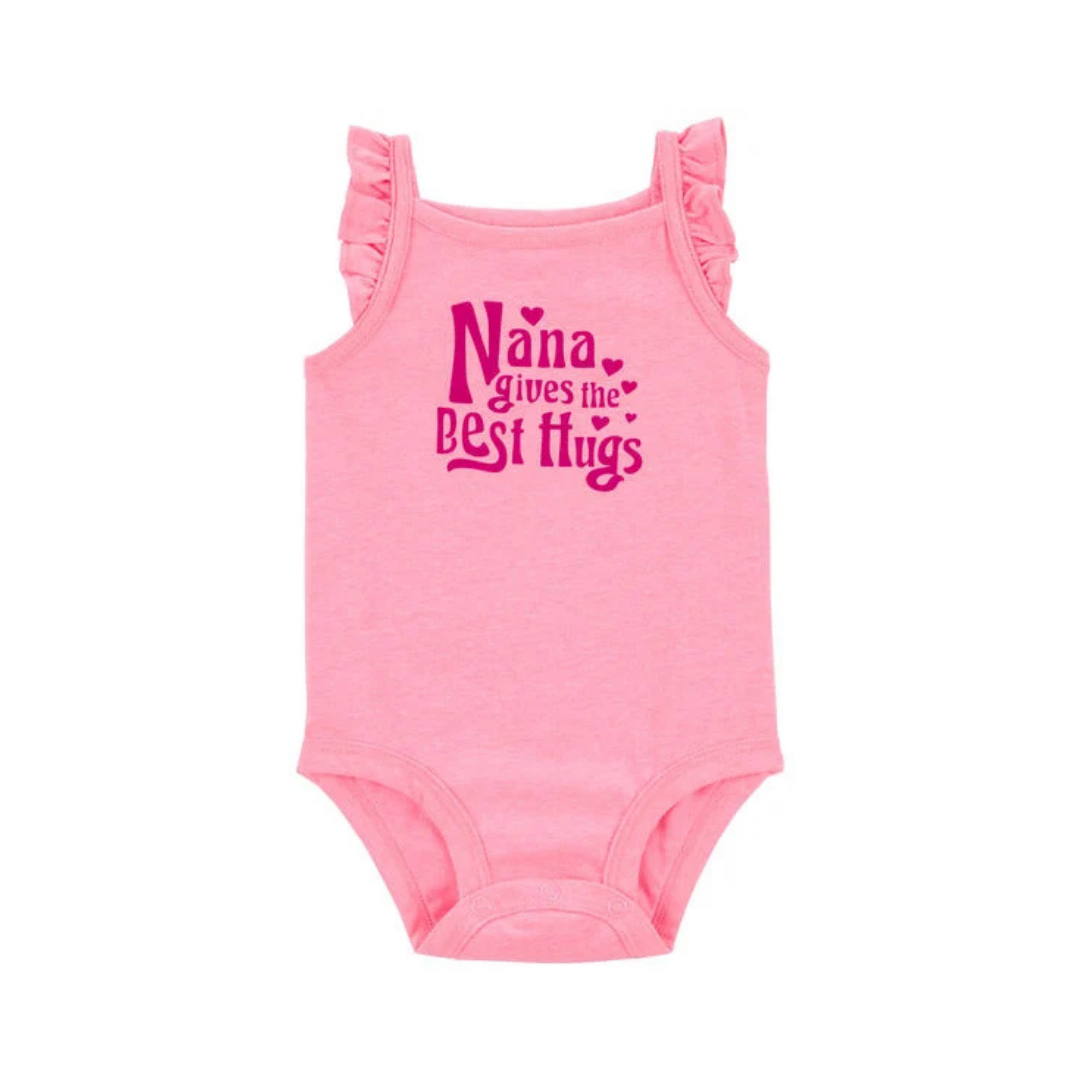 Body Carter’s regata estampa Nana, macio e ideal para relaxar – Baby Gaia