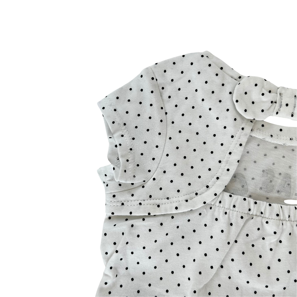 Miniatura: Conjunto Carter’s branco e preto com estampa de cupcake, camiseta e legging para bebê – Baby Gaia