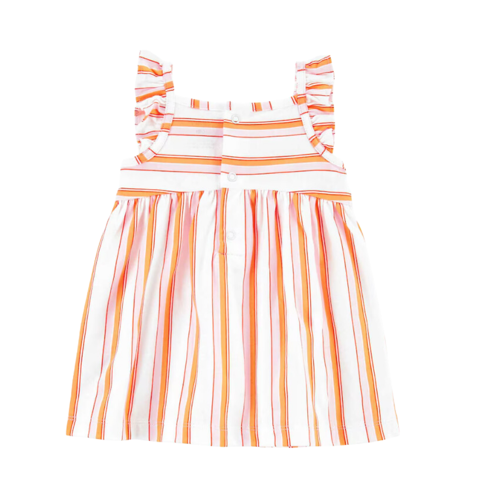 Vestido Carter’s evasê listrado com calcinha para bebê – Baby Gaia