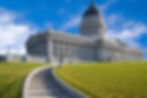 Utah Capitol from the entry stairs.