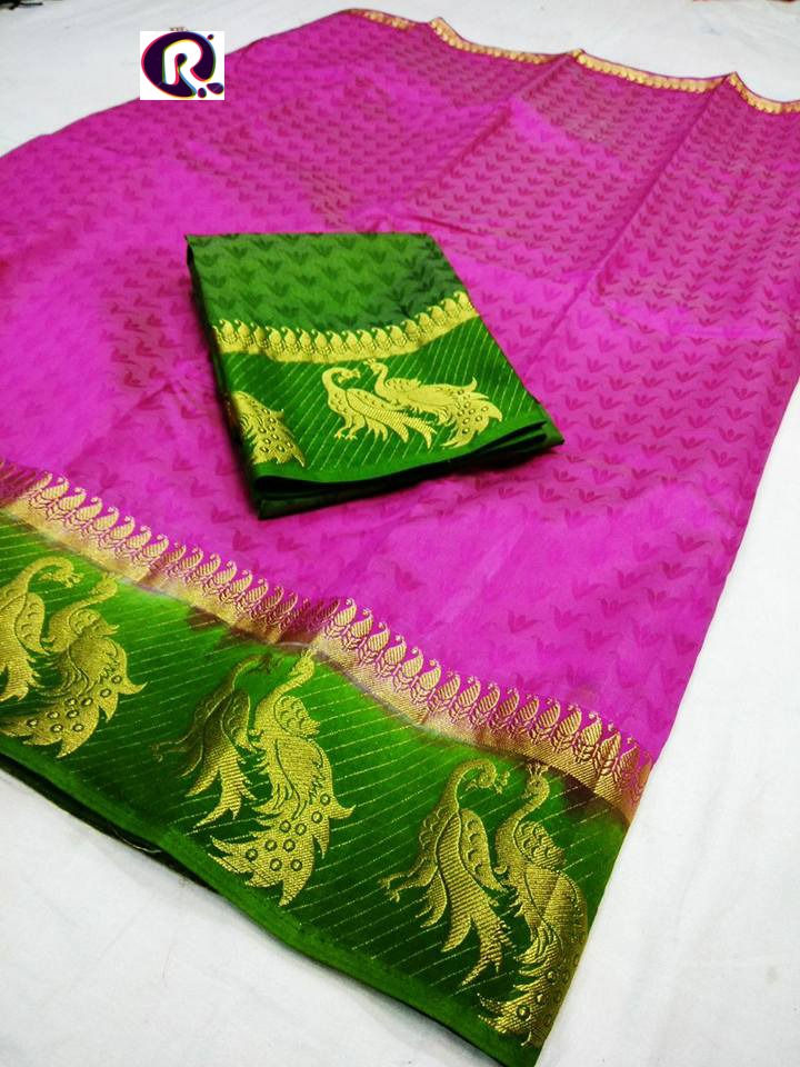 Thumbnail: Long Peacock saree