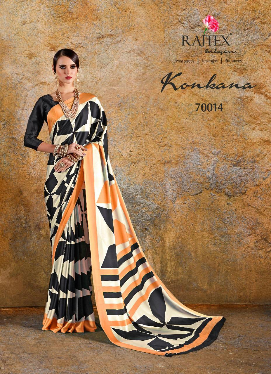 Thumbnail: Japan crepe silk saree latest