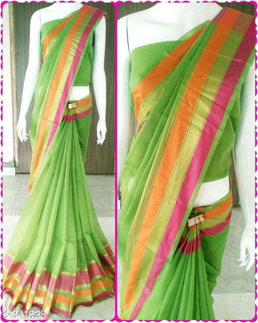 Thumbnail: Manipuri Style Doriya Cotton Sarees Vol 1 (Replica)