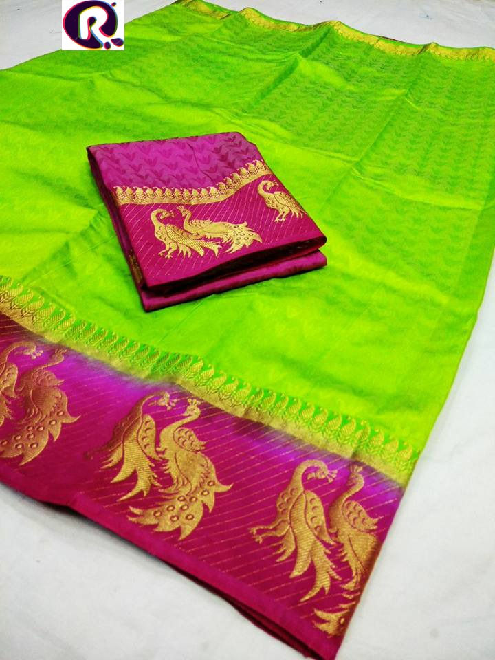 Thumbnail: Long Peacock saree