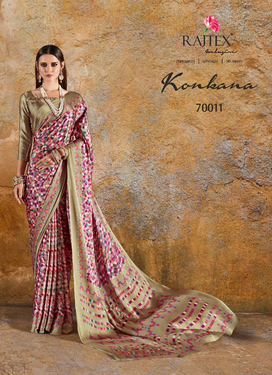 Thumbnail: Japan crepe silk saree latest