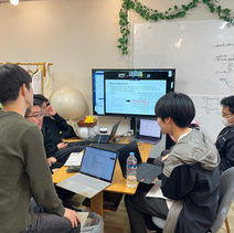 Weekly meetingの様子