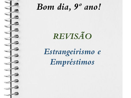 Língua Portuguesa - Prof.ª Janaina (29/10/2020)