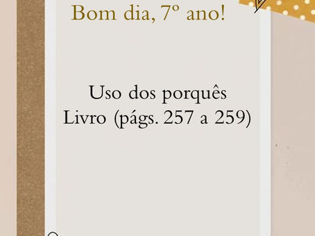 Língua Portuguesa - Prof.ª Janaina (24/07/2020)