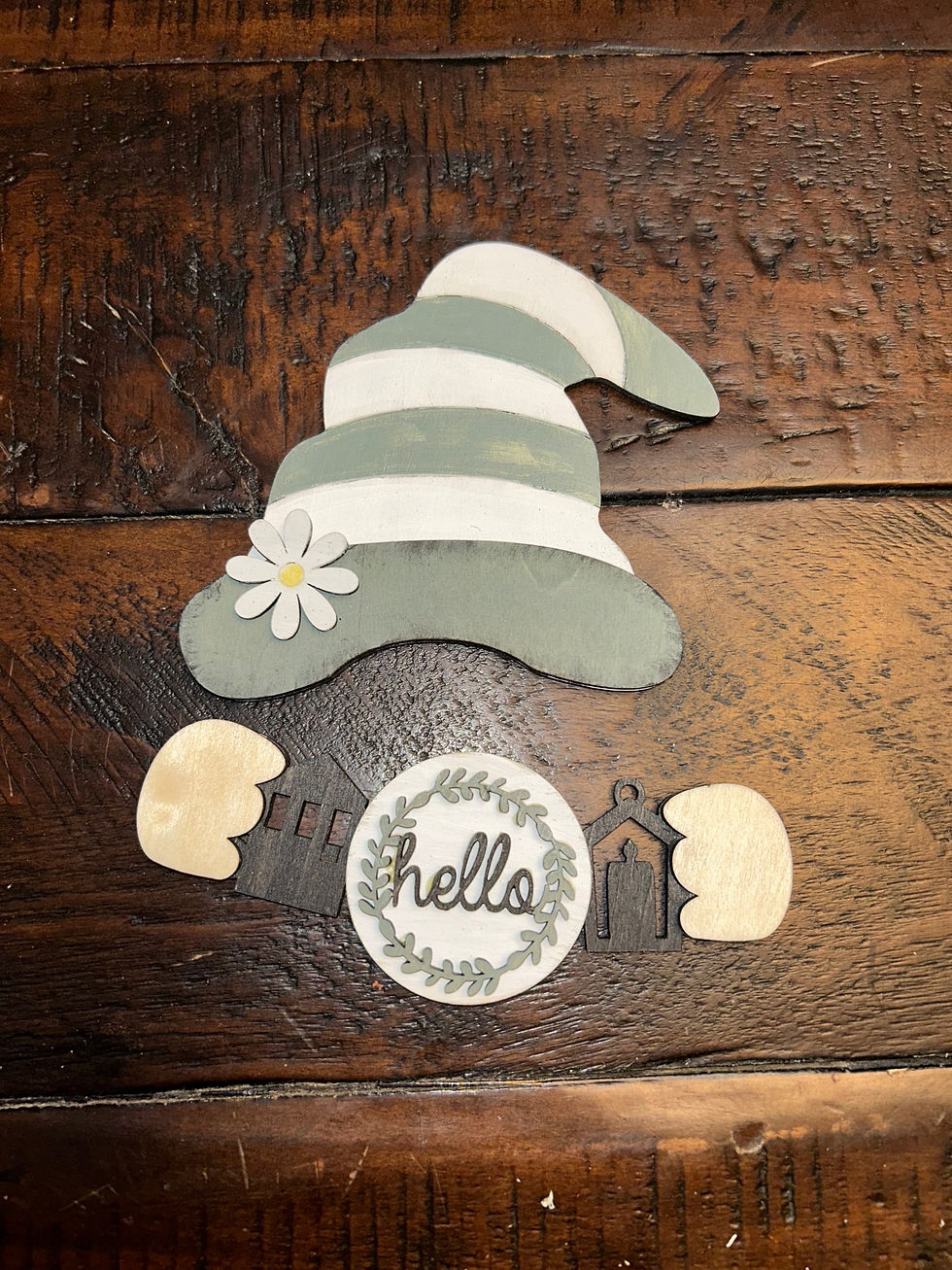Thumbnail: Interchangeable Girl Gnome - Gray