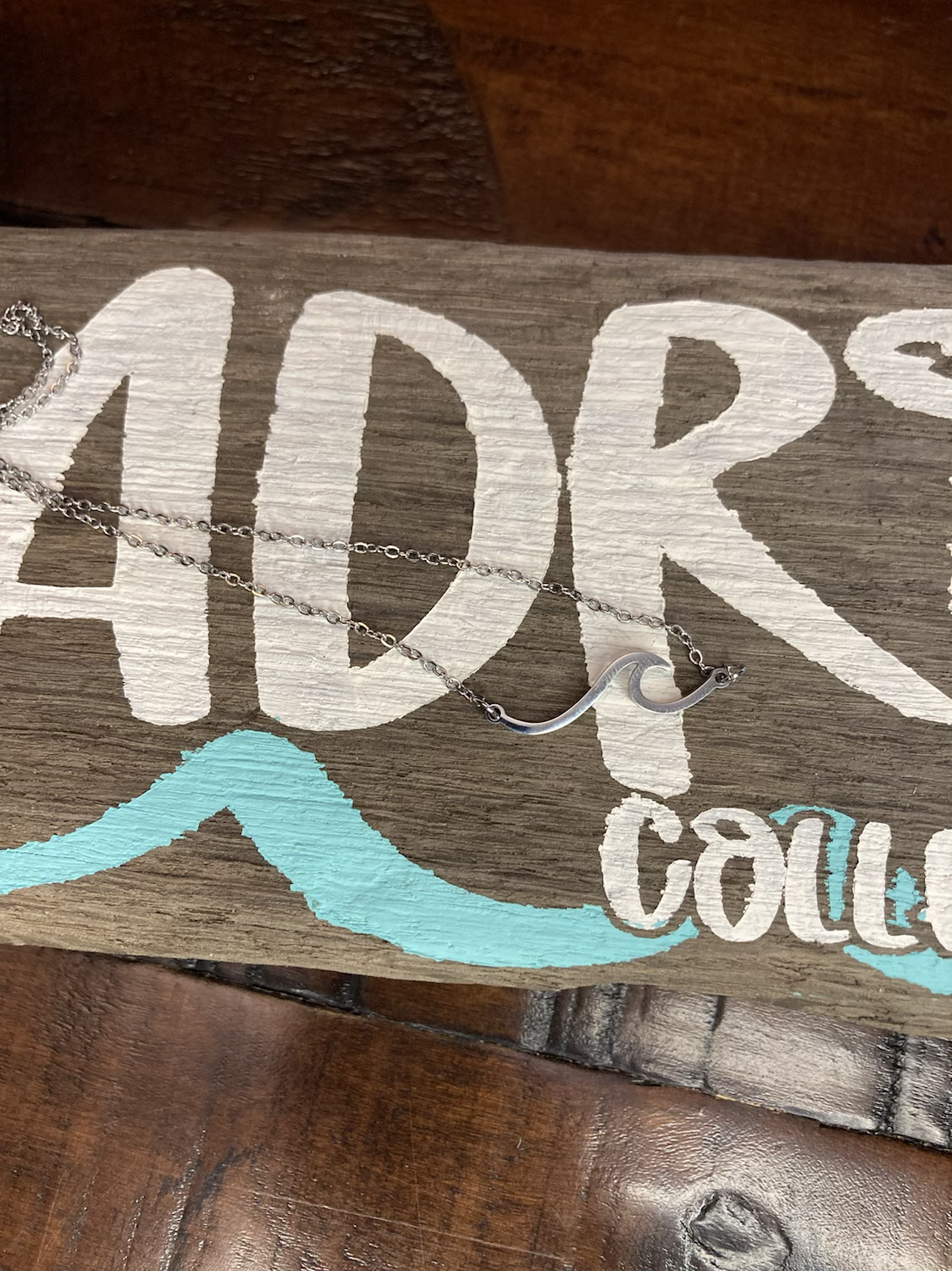 Silver Wave Necklace