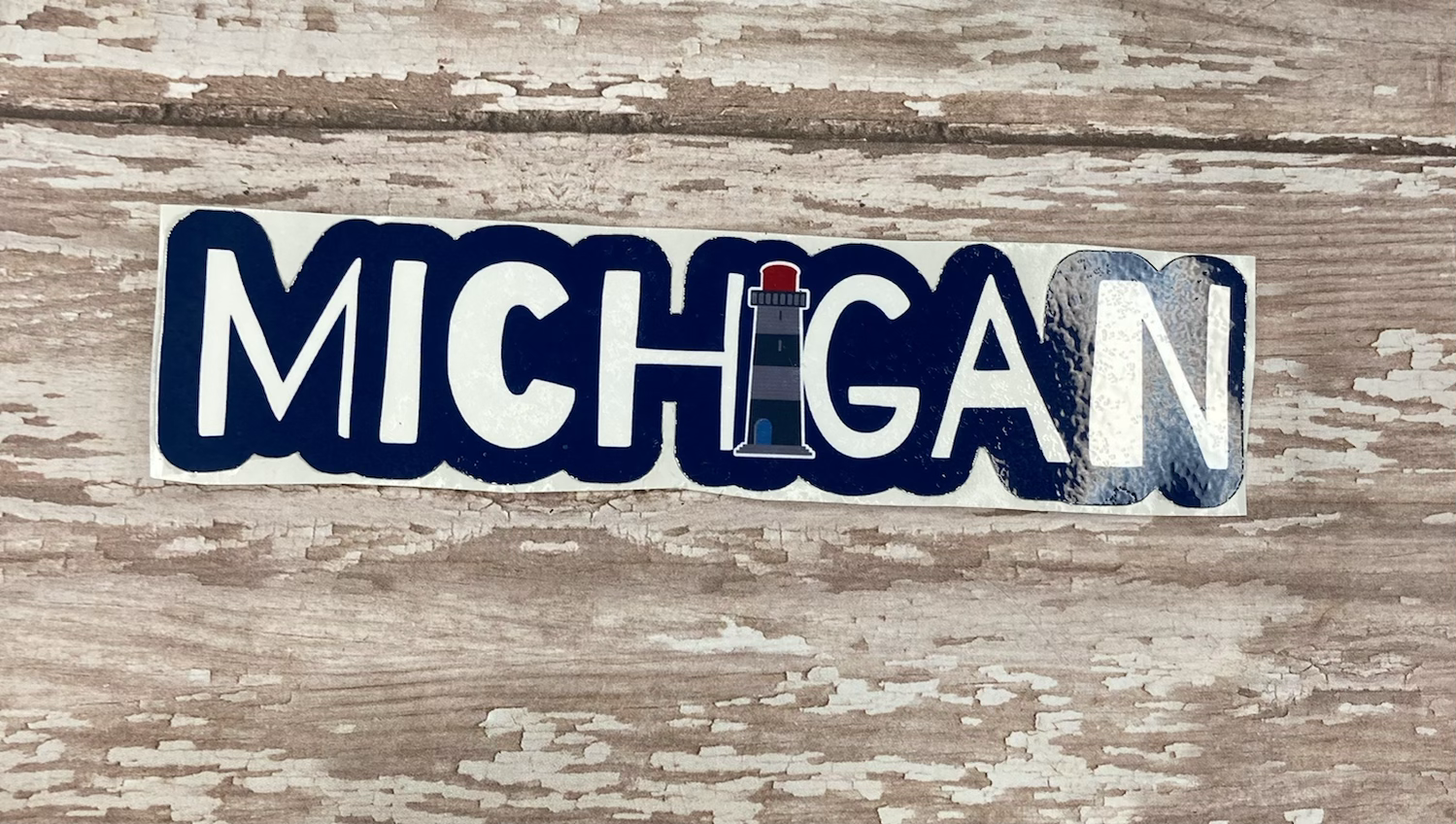 Michigan Lighthouse Sticker