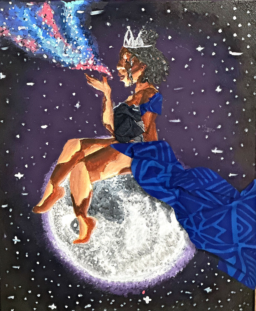 MOON GODDESS ORIGINAL 20IN X 15IN