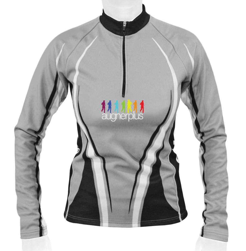 Runningshirt lang | Zipper