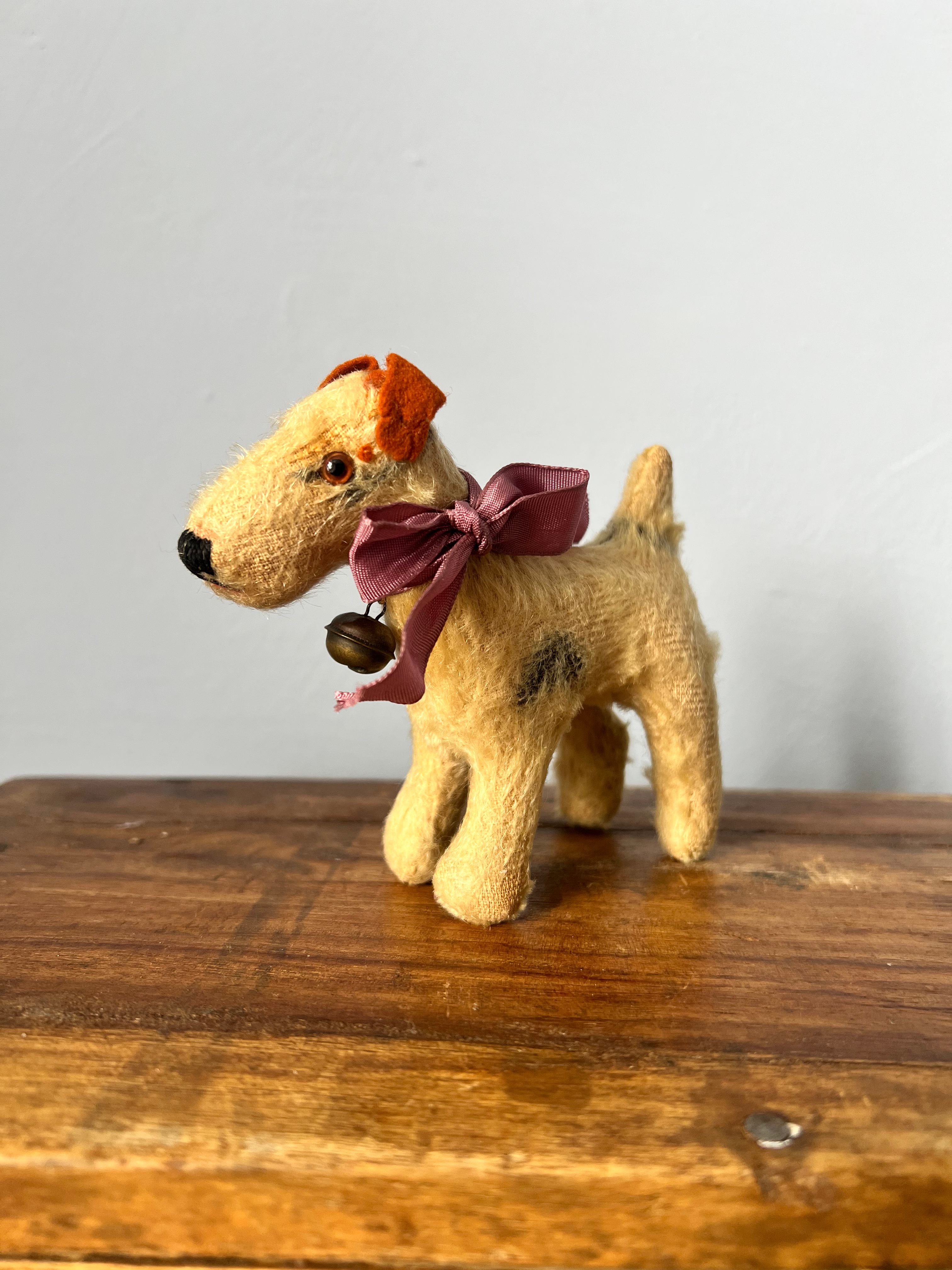 "Foxy" Mohair Vintage Steiff Fox Terrier Dog