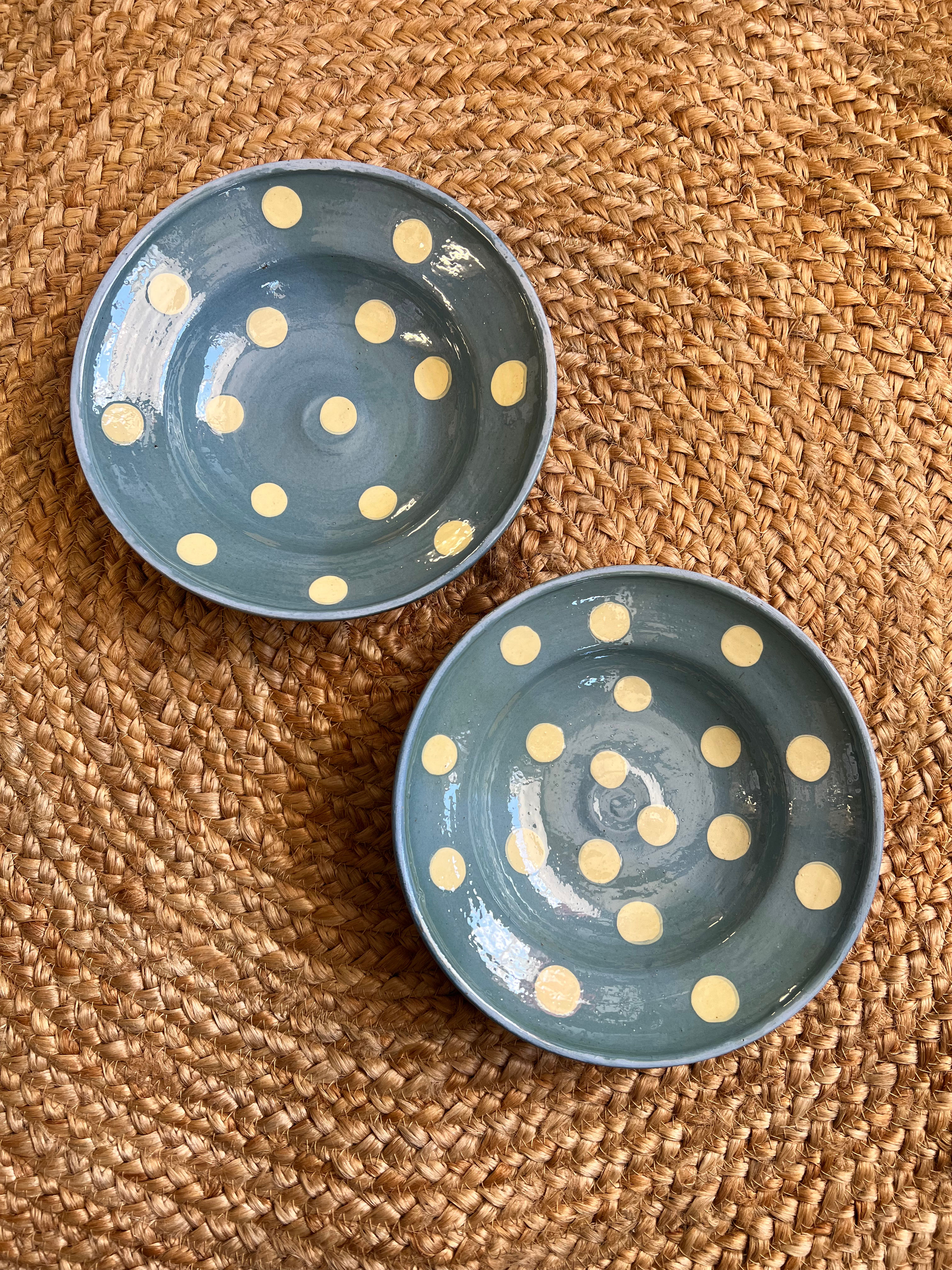 Handmade Eastern European Earthenware Bowls 