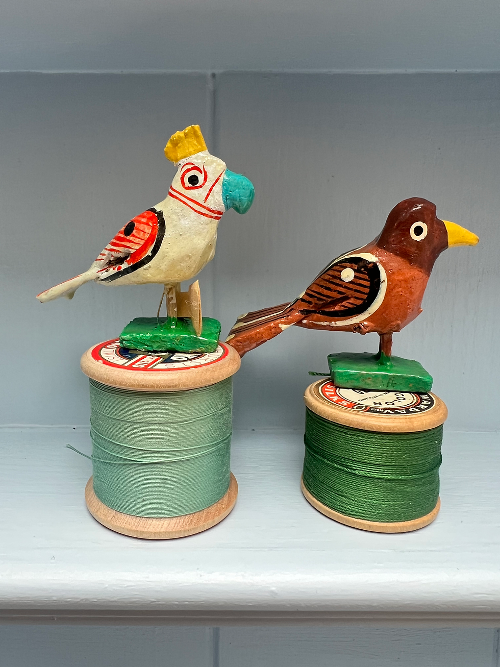 Thumbnail: Handmade Indian Birds