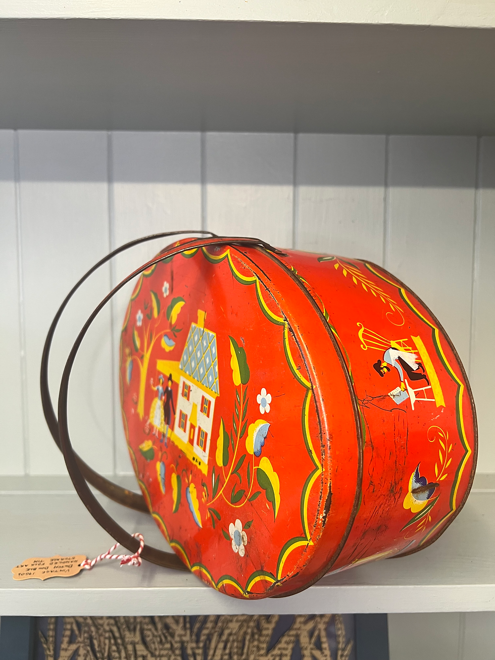 Thumbnail: Vintage 1960's Dutch Folk Tin