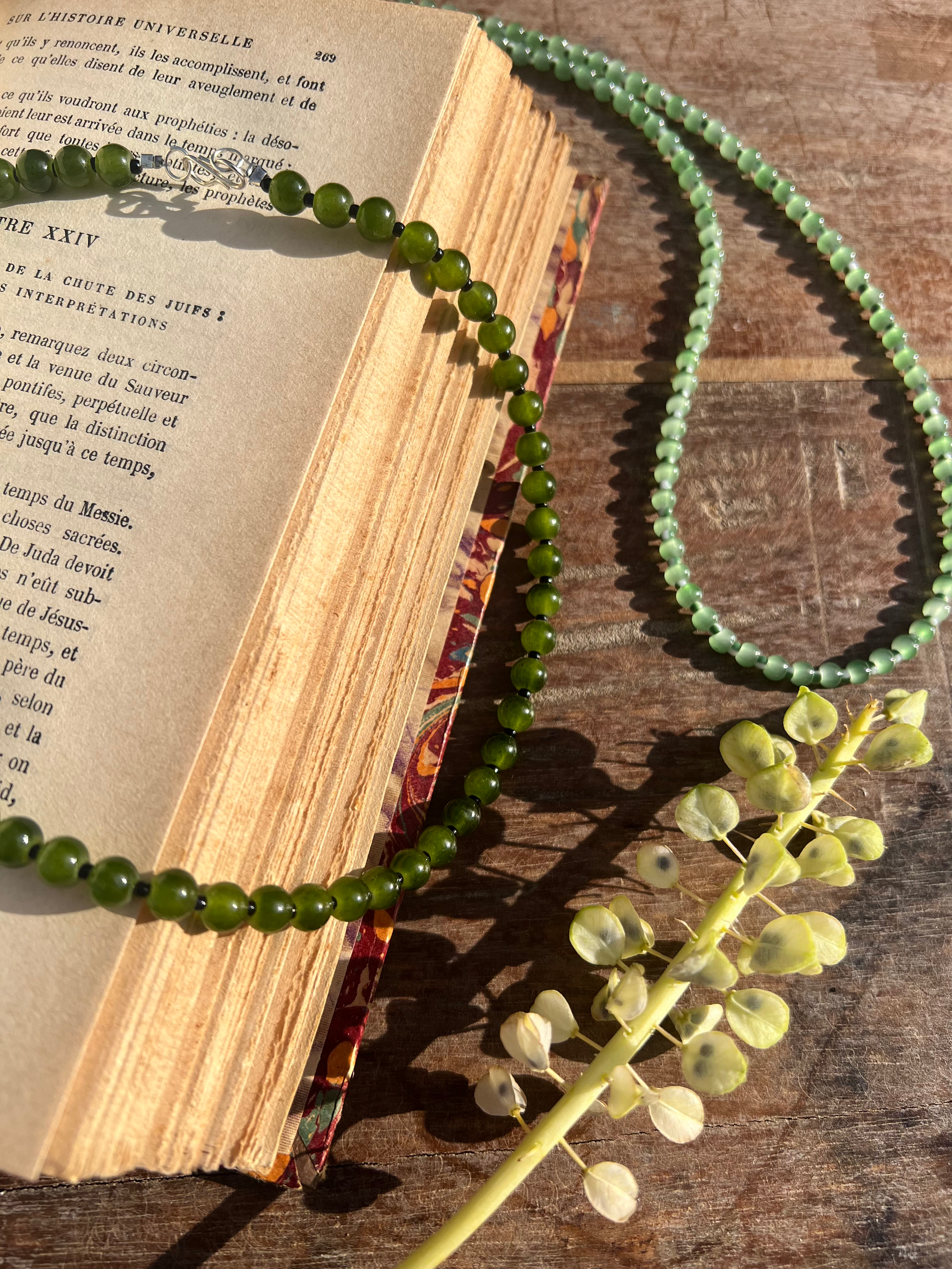 Italian Glass Beaded Necklaces By Florrie Olivia