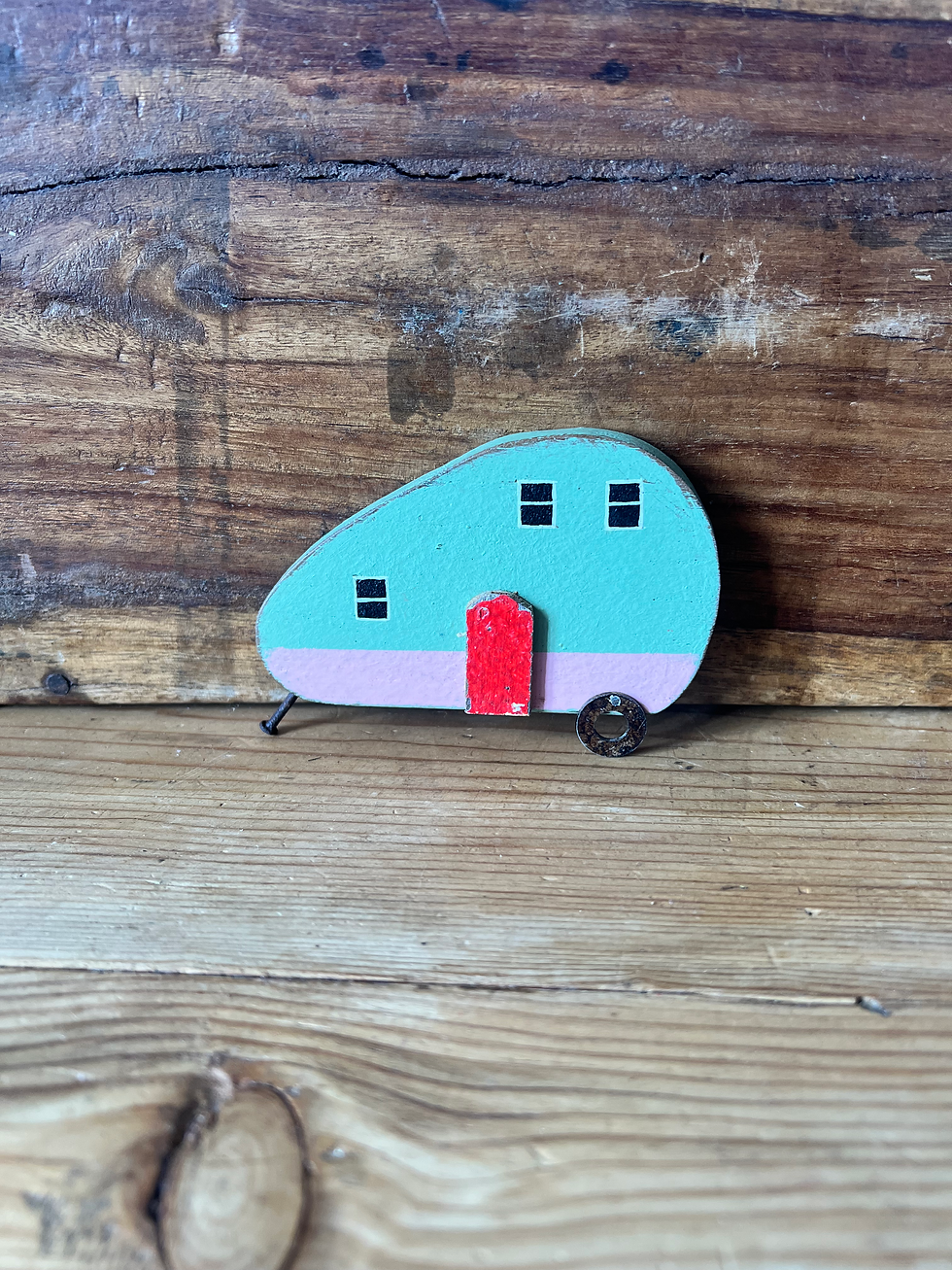 Thumbnail: Handmade Wooden Campervan Fridge Magnets