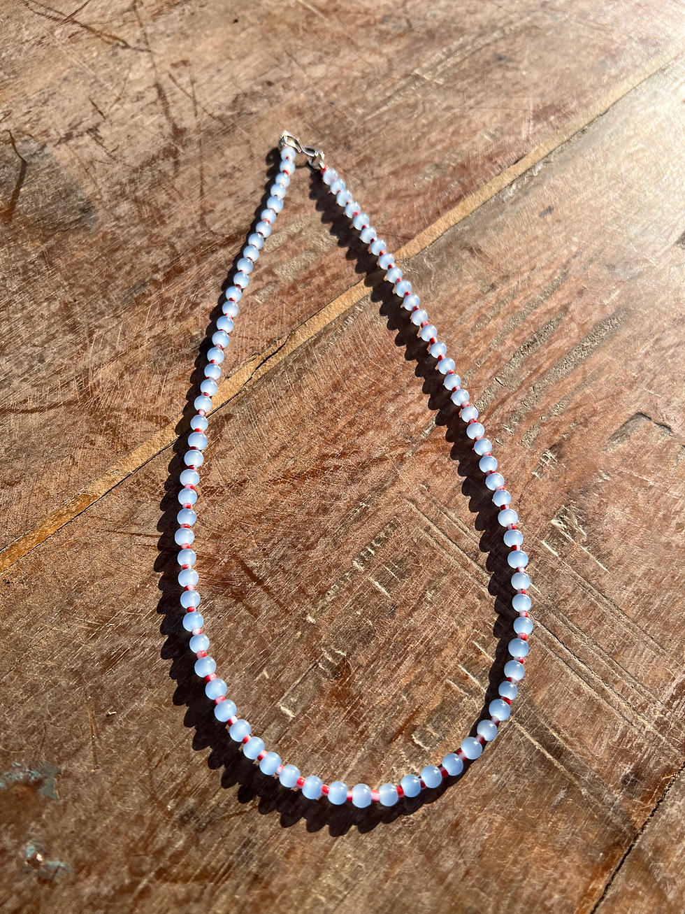 Thumbnail: Italian Glass Beaded Necklaces by Florrie Olivia