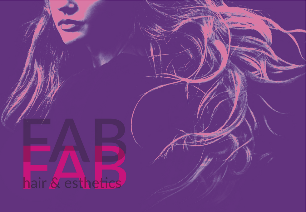 Fab Hair Front Postcard