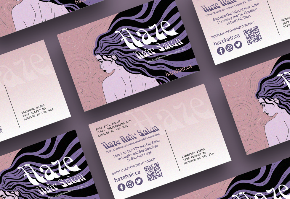 Haze Hair Salon Postcard