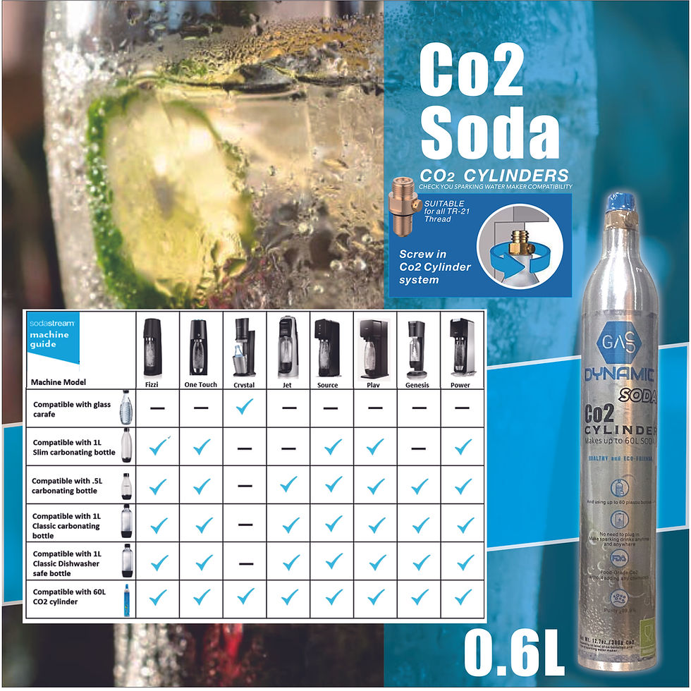 Miniatura: 0.6L Soda Co2 Cylinder