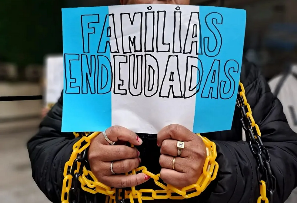 El capitalismo es una fábrica de deudores