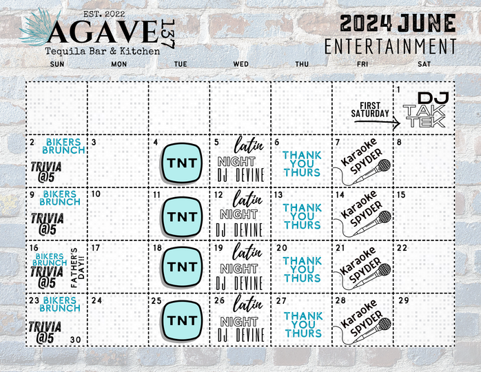 Events Agave 137 Tequila Bar & Kitchen Frederick