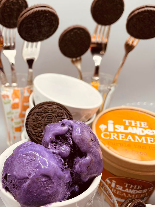 Ube and Oreo | Islander's Creamery