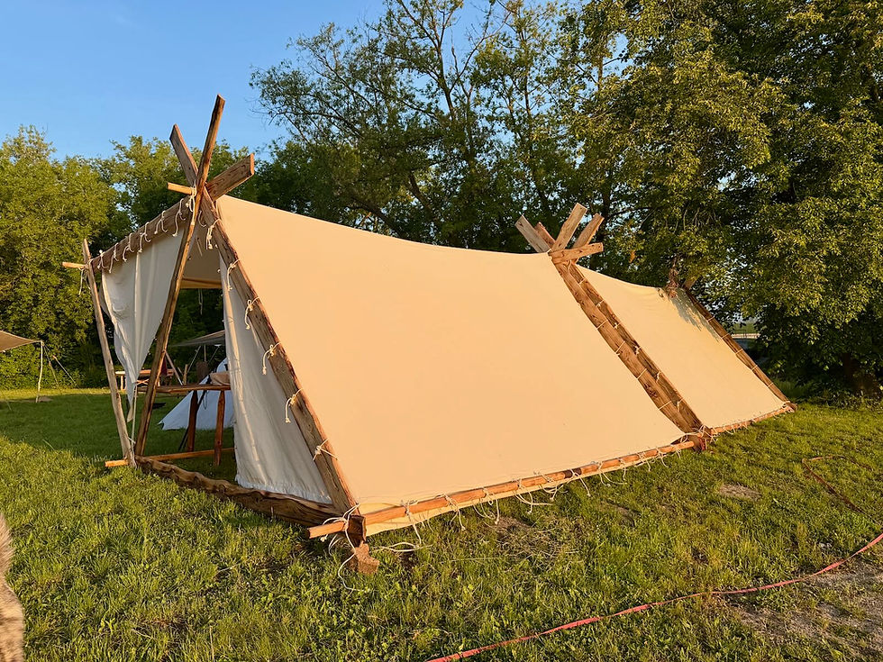 Wikingerzelt, Verkaufsstand (1)