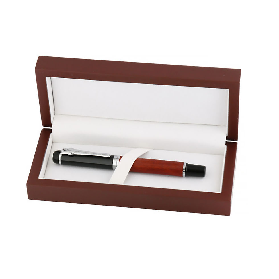 Ahşap Kutulu Dolma Kalem Seti