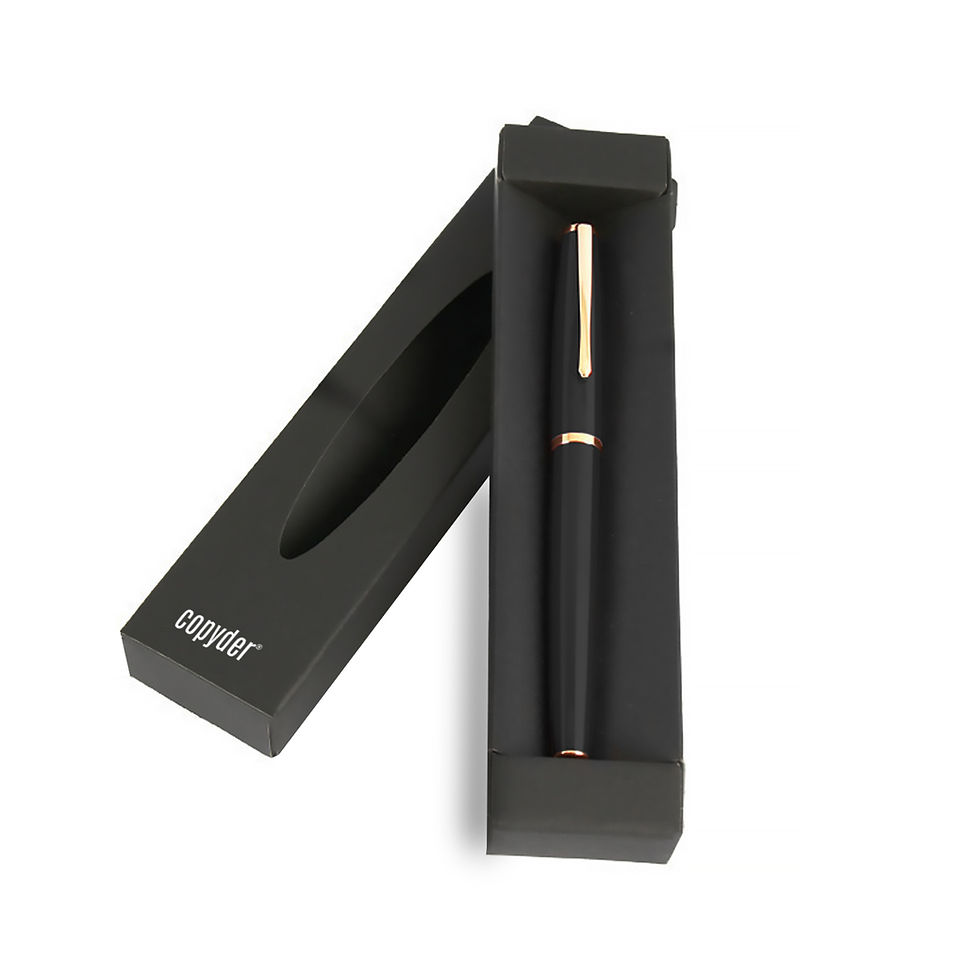 Siyah Şık Roller Kalem Kutusunda
