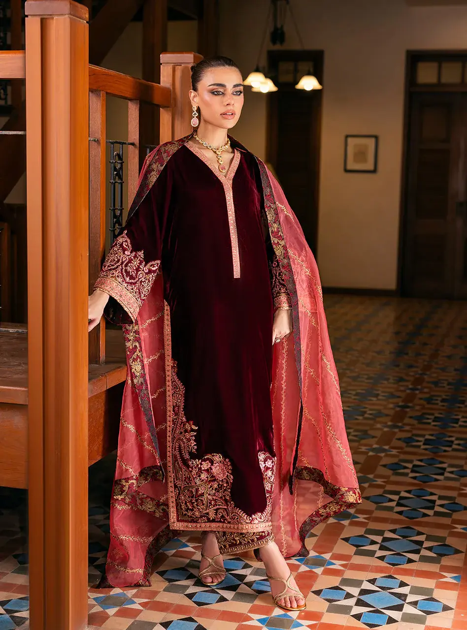Zainab Chottani Velvet Unstitched Winter