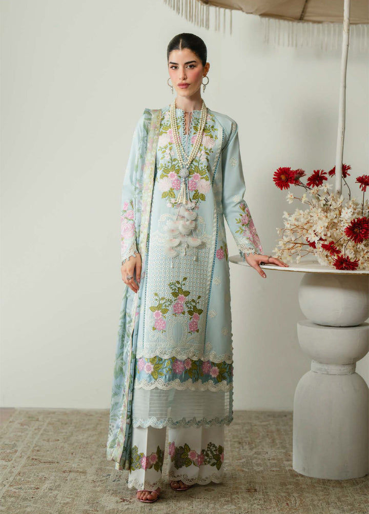 Blooming Flower by Zariya Unstitched Embroidered Lawn