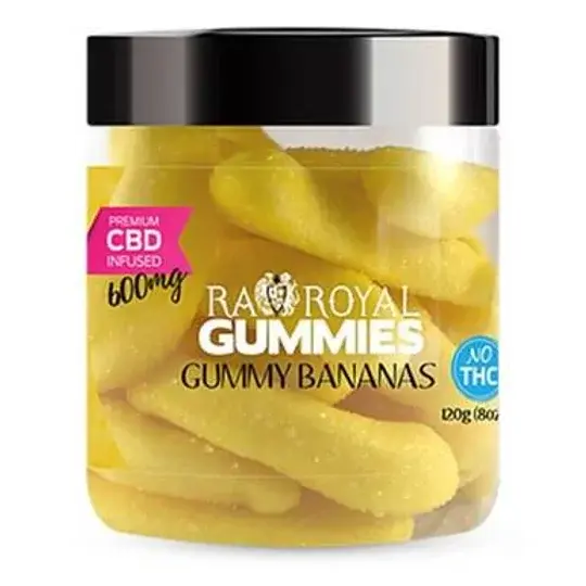 RA Royal CBD - CBD Edible - Gummy Bananas Gummies - 300mg-1200mg