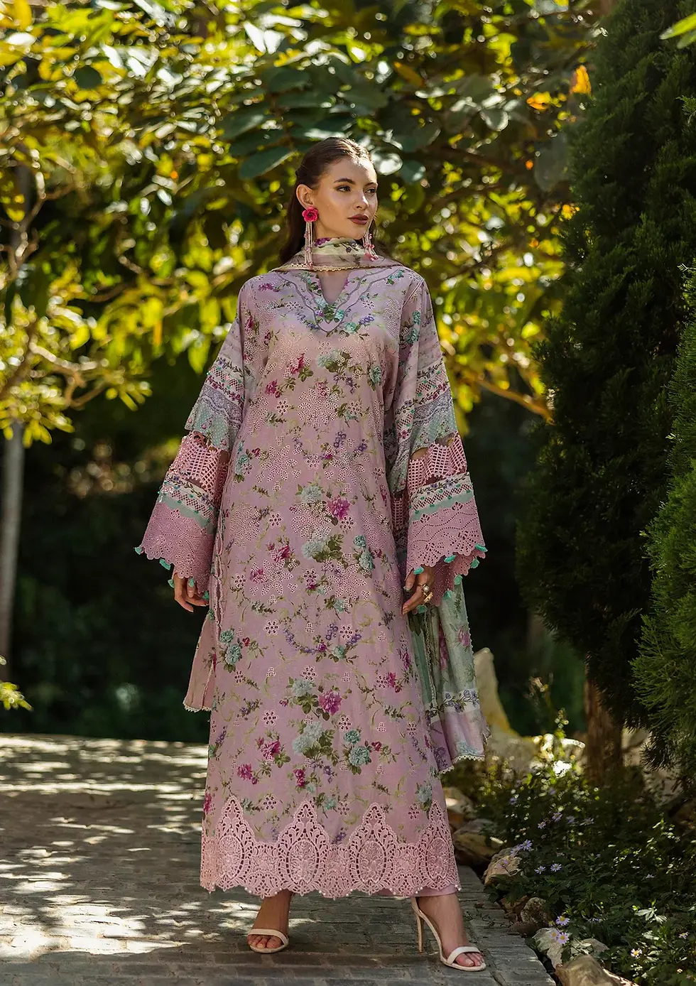 Elaf Print Chikankari Collection 2025