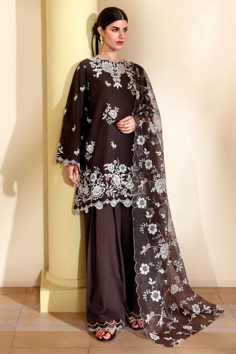 Cross Stitch BLUSH THREADS-3PC PRINTED LAWN SUIT